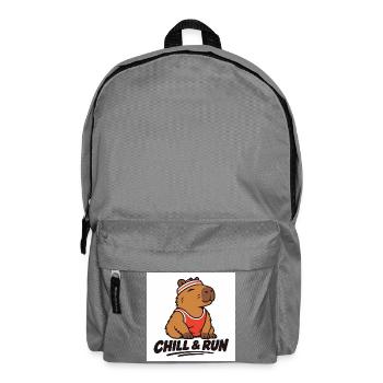 Chill & Run Capybara - Rucksack - Mittelgrau - Vorne