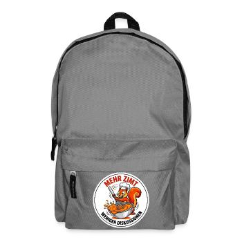 Backen Zimt Konditor Eichhörnchen Bäcker T-Shirt - Rucksack - Mittelgrau - Vorne