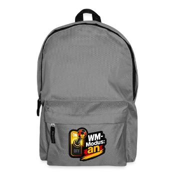 WM-Modus an Schalter mit Handball Vektor Shirt - Rucksack - Mittelgrau - Vorne