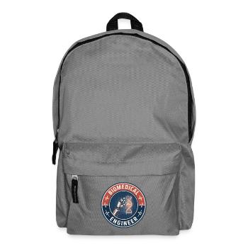 Vintage Biomedical Engineer DNA-Roboterhandabzeichen - Rucksack - Mittelgrau - Vorne