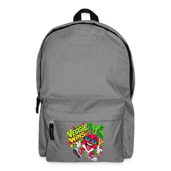 Cooles Radieschen - Rucksack - Mittelgrau - Vorne
