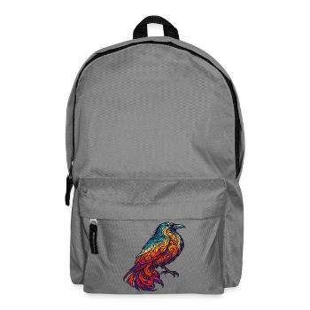 Bunte Orpheus-Krähe - Rucksack - Mittelgrau - Vorne