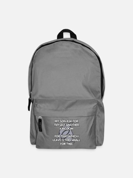 Mein Sohn - Rucksack - Mittelgrau