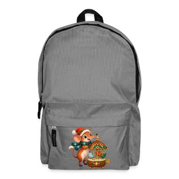 Rüsselspringer mit Eichelkarussell-Spieluhr - Rucksack - Mittelgrau - Vorne