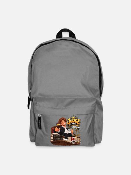 Beratender Richter: Endgültiges Urteil - Rucksack - Mittelgrau