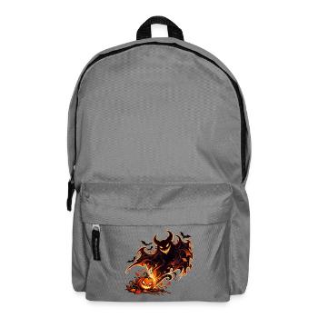 Kleiner Kürbis, großer Spuk - Rucksack - Mittelgrau - Vorne