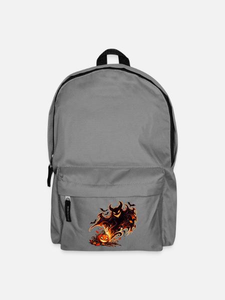 Kleiner Kürbis, großer Spuk - Rucksack - Mittelgrau