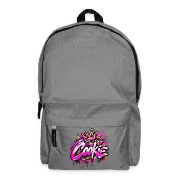 COOKIE – Queen of Street Art! 👑💖 - Rucksack - Mittelgrau - Vorne
