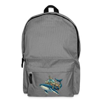SteampunkWale Unterwasserkosmos - Rucksack - Mittelgrau - Vorne