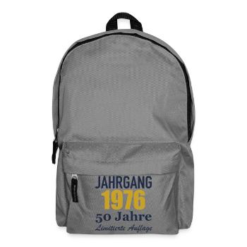 Jahrgang 1976 – 50 Jahre Limitierte Auflage - Rucksack - Mittelgrau - Vorne