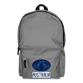 Australia Kangaroo - Rucksack - Mittelgrau - Vorne