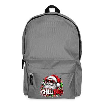  Chill Bro Entspannter Weihnachtsmann Mit - Rucksack - Mittelgrau - Vorne