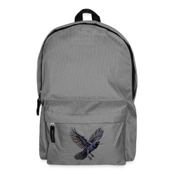 Fliegender Amerikanischer Krähenvogel - Rucksack - Mittelgrau - Vorne