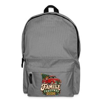 Familien-Weihnachts-2026 Vintage-Truck - Rucksack - Mittelgrau - Vorne