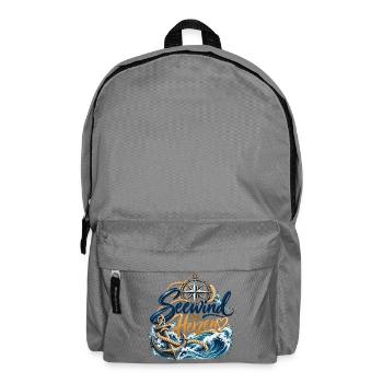 Seewind im Herzen - Rucksack - Mittelgrau - Vorne