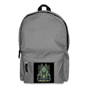 Cyberpunk Anubis Neo God - Rucksack - Mittelgrau - Vorne