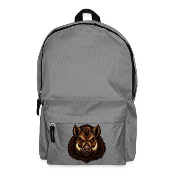 Das Schwein - Rucksack - Mittelgrau - Vorne