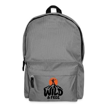 Wandern – Wild & Free Outdoor - Rucksack - Mittelgrau - Vorne