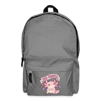 Too Peoply Cute Dragon Sticker - Rucksack - Mittelgrau - Vorne