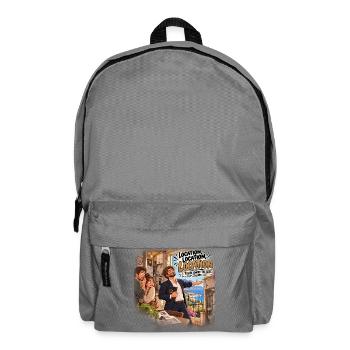 Humor Immobilienmietung Miete - Rucksack - Mittelgrau - Vorne