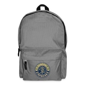 Vintage-Abzeichen des Allgemeinarztes mit dem Stab von Asclepius - Rucksack - Mittelgrau - Vorne