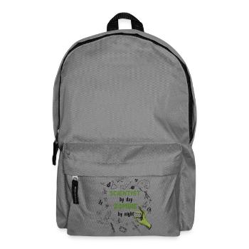 Scientist by day Zombie by night - Wissenschaftler - Rucksack - Mittelgrau - Vorne