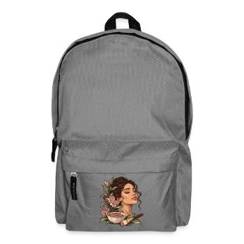 Botanisches Gesichtsritual - Rucksack - Mittelgrau - Vorne
