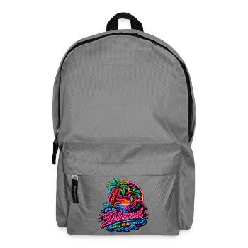 Neon Insel Sunset Relax - Rucksack - Mittelgrau - Vorne