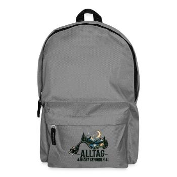Alltag Nicht Gefunden – Nachtcamping - Rucksack - Mittelgrau - Vorne