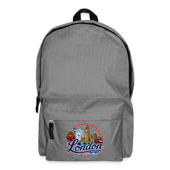 London - Great Britain - GB - Rucksack - Mittelgrau - Vorne