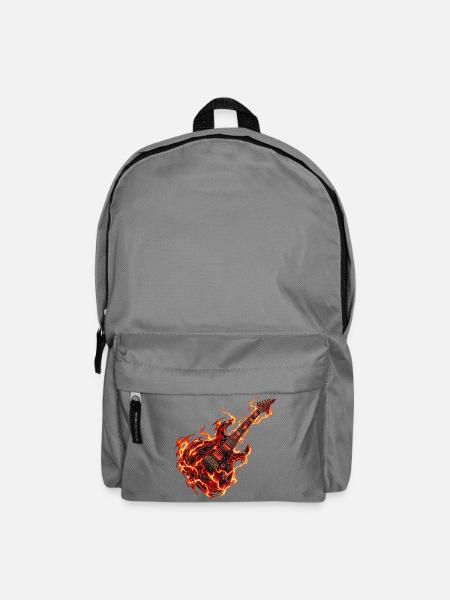 Inferno Dragon Gitarre - Rucksack - Mittelgrau