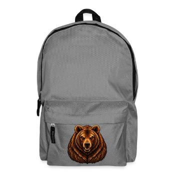 Der Bär - Rucksack - Mittelgrau - Vorne
