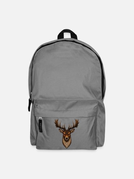 Damhirsch - Rucksack - Mittelgrau