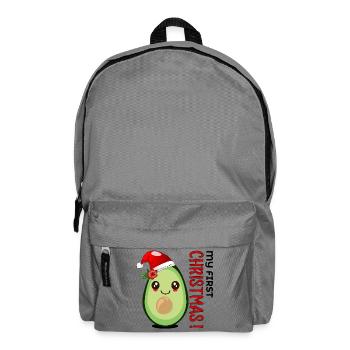 Mein erstes Weihnachten, Avocado Baby - Rucksack - Mittelgrau - Vorne