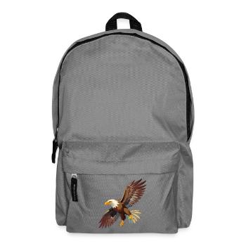 Fliegender Weißkopfseeadler - Rucksack - Mittelgrau - Vorne