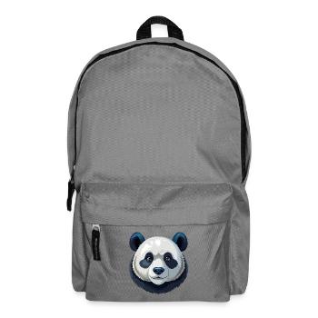 Pandakopf - Rucksack - Mittelgrau - Vorne
