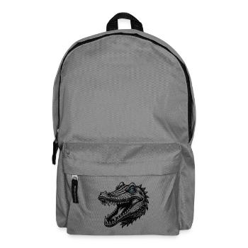Krokodil - Rucksack - Mittelgrau - Vorne