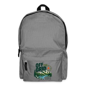 Off The Grid Berglandschaft Kompass - Rucksack - Mittelgrau - Vorne