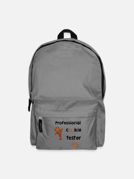 Professional Cookie Tester - Lebkuchenmann - Rucksack - Mittelgrau