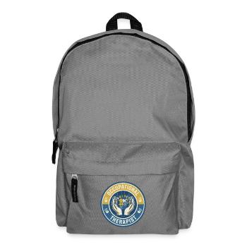 Vintage Ergotherapeut Helping Hands Abzeichen - Rucksack - Mittelgrau - Vorne