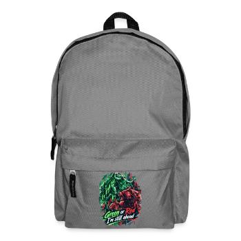 Trading Bull & Bear – Green or Red I'm Ahead - Rucksack - Mittelgrau - Vorne