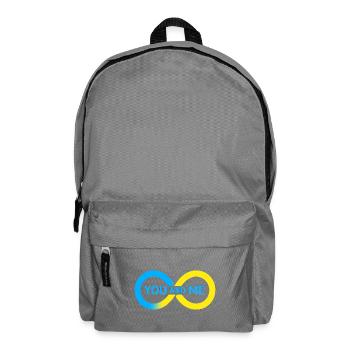 Lebendige Freundschaftsillustration - Rucksack - Mittelgrau - Vorne