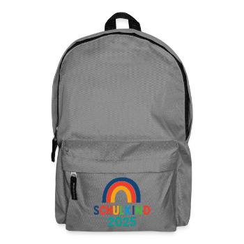 Schulkind 2025 - Rucksack - Mittelgrau - Vorne