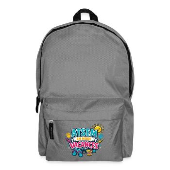 ATSEM en Mode Vacances Cadeau - Sac à dos - gris éléphant - Devant
