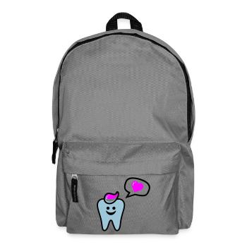 zahn punk zahnarzt dentist - Sac à dos - gris éléphant - Devant