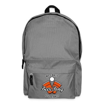 Beer Pong Logo IV - Sac à dos - gris éléphant - Devant