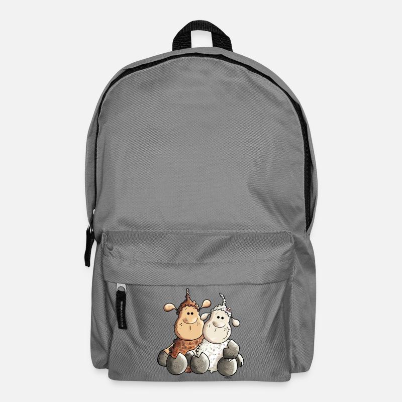 Verliebte Schafe - Schaf - Rucksack - Mittelgrau
