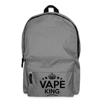 vape king keep calm style crown stars - Backpack - elephant grey - Front