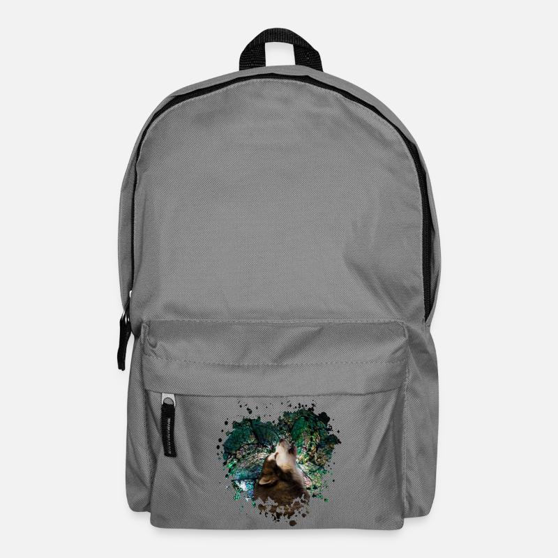 Heulender Malamute - Rucksack - Mittelgrau