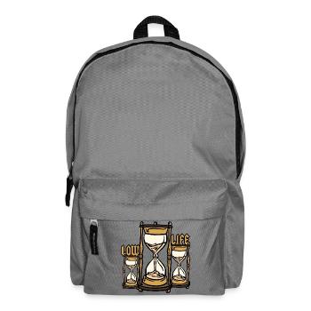 Low Life Hourglass - Backpack - elephant grey - Front